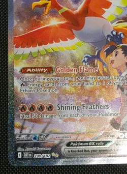 Ethan's Ho-Oh ex - 230/182 - Pokemon Destined Rivals Special Illustration NM - Image 5