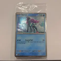 Pokemon TCG Suicune 026/094 Phantasmal Flames EB Games Sealed Promo AU/NZ - Image 1