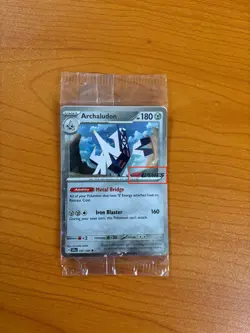 Pokemon Stellar Crown Archaludon 107/142 EB Games Stamp Promo SEALED - Image 1