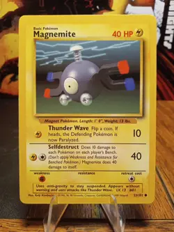 1999 Pokemon Base Set Magnemite #53 VLP - Image 1
