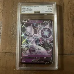 MEWTWO V!! #30 ENGLISH!! POKEMON GO!! AGS MINT 9.5!! - Image 1