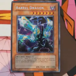 Barrel Dragon MC1-EN002 Secret Rare Heavy Play Yugioh - Image 1