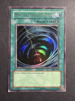 Yu-Gi-Oh! TCG Mystical Space Typhoon Magic Ruler MRL-047 Unlimited Ultra Rare HP - Image 1