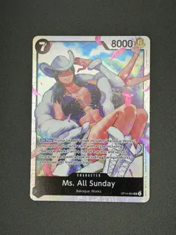 One Piece OP14 The Azure Sea’s Seven - Ms. All Sunday OP14-084 SR ENGLISH - Image 1