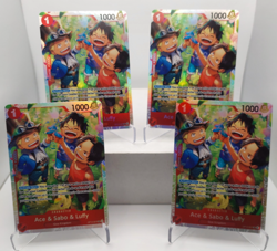 Ace & Sabo & Luffy Playset - OP13-007 x4 - Carrying On His Will - One Piece TCG - Image 1