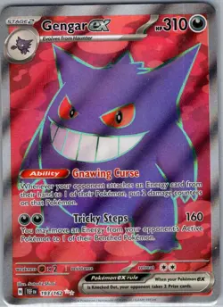 Gengar ex 193/162 SV05: Temporal Forces - Pokemon Card - NM - Image 1