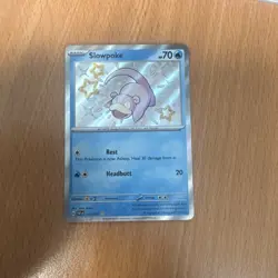 Pokemon TCG Slowpoke Scarlet Violet: Paldean Fates Card 116/091 Baby Shiny - Image 1