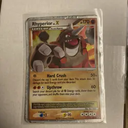 Rhyperior LV.X - Black Star Promo - DP29 - Holo Rare 2008 Pokemon TCG Card - Image 1