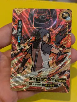 Kayou Naruto TCG CCG Trading Card Uchiha Itachi SSP NR-BP-007 - Image 1