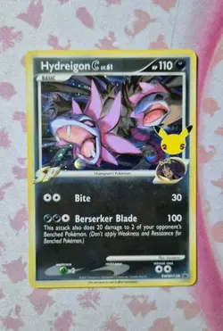Pokemon Card Hydreigon SWSH138 Black Star Promo Holo Near Mint - Image 1