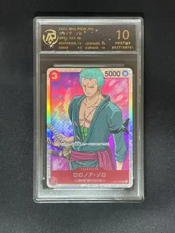 2022 ONE PIECE cards JAP Roronoa Zoro OP01-025 SR RPA 10（SAME AS PSA 10) - Image 1