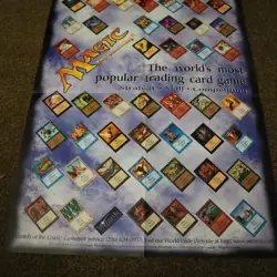 Vintage MAGIC THE GATHERING MTG WIZARDS OF THE COAST PROMO POSTER 1996 16" X 22" - Image 1