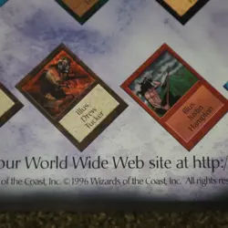 Vintage MAGIC THE GATHERING MTG WIZARDS OF THE COAST PROMO POSTER 1996 16" X 22" - Image 3