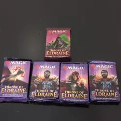 MTG Throne of Eldraine Collector Edition Booster Pack with 4 Booster Packs 630509829965 - Image 5