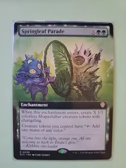Springleaf Parade (Extended Art) Commander: Lorwyn Eclipsed - Image 1
