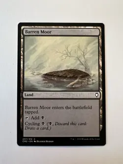 Barren Moor - MTG Commander Anthology Volume II - NM - Image 1