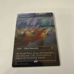 MTG: FOIL Steam Vents (283) Unfinity UNF MTG Magic The Gathering - Image 2