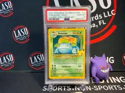 2021 Pokemon Celebrations Venusaur Holo Classic Collection Base Set #15 PSA 10 - Image 1