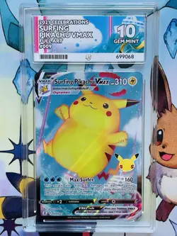 Surfing Pikachu VMAX #009 ACE 10 - 2021 Pokemon Celebrations - Image 1