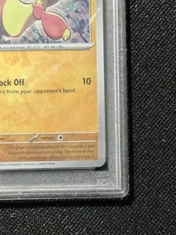 2024 Pokemon SCR EN Mienfoo Reverse Holo PSA NM-MT 8 - Image 3