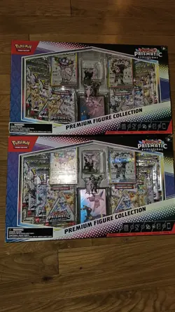 Pokemon TCG Prismatic Evolutions Premium Figure Collection | Set Of 2, Fast SHIP - Image 1