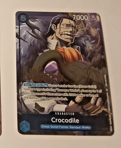 One Piece Card Game Carte 2 On 2 Winner Holo Crocodile P-082 Alt English Mint - Image 1