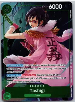 Tashigi Dash Pack OP14-029 Rare The Azure Sea's Seven One Piece - Image 1