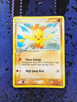 Pokemon Card Combusken EX Crystal Guardians Set Rare Stamped Reverse Holo 16/100 - Image 1