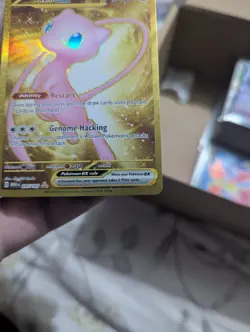 Pokemon Mew EX Gold Full Art TCG Card 205/165 Scarlet & Violet 151 Non Metal - Image 3