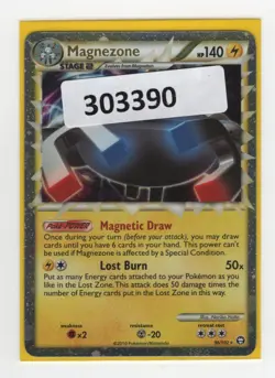 (303390) MAGNEZONE PRIME 96/102 Ultra Rare Holo HGSS Triumphant Pokemon Card - Image 1