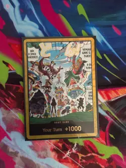 OP14 Gold DON!! Card Egghead Crisis One Piece TCG English Card - Image 1