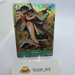 Ryuma P-072 Best Selection Vol. 3 English - One Piece Card AA Alt Art Oda Hanko - Image 1