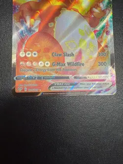 Charizard VMAX 020/189 Swsh03: Darkness Ablaze Holo NM (free machop card) - Image 5
