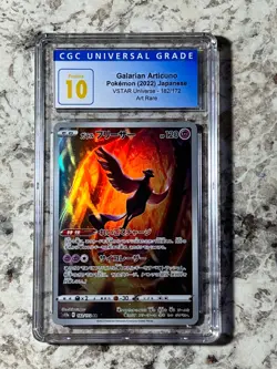 Galarian Articuno 182/172 CGC 10 PRISTINE VSTAR Universe Art Rare (Pokemon 2022) - Image 1