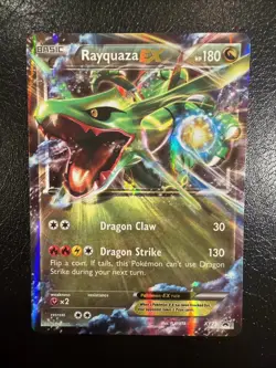 Pokemon TCG Rayquaza EX XY73 XY Holo LP - Image 1