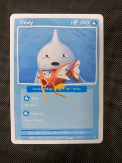 Pokepu Season 2 Dewy Dewgong Pokemon Fan Art Mick Junco Artist - Image 1