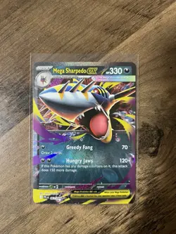 Mega Sharpedo ex - 61/94 - Double Rare - Pokemon Phantasmal Flames - NM - Image 1