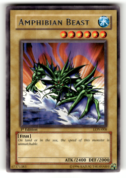 Amphibian Beast LON-008 1st Edition Rare Labyrinth of Nightmare LP - Image 1