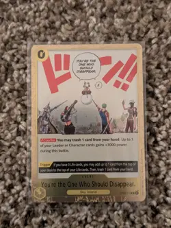 You're the One Who Should Disappear OP06-115 Wings of the Captain One Piece LP R - Image 1