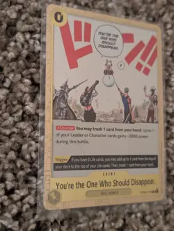 You're the One Who Should Disappear OP06-115 Wings of the Captain One Piece LP R - Image 2