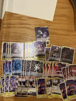 OP14 The Azure Sea's Seven Black/Yellow Gecko Moria Deck Bulk Lot - Image 1