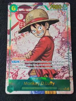 2025 One Piece TCG Carrying On His Will Monkey.D.Luffy Alt Art OP13-118 SEC - Image 1