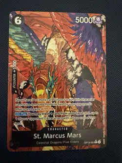 St. Marcus Mars (Alternate Art) OP13-091 Carrying On His Will One Piece TCG - Image 1