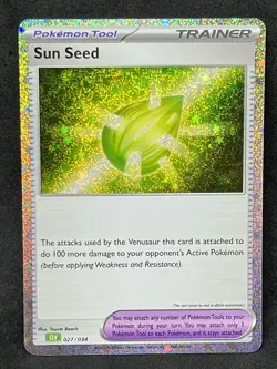 POKEMON SUN SEED CLV 027/034 HOLO CARD GAME CLASSIC COLLECTION NM ENG - Image 1