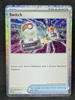 POKEMON SWITCH CLV 029/034 HOLO CARD GAME CLASSIC COLLECTION NM ENG - Image 1