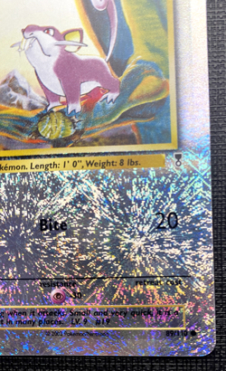 Rattata 89/110 Legendary Collection Reverse Holo Pokemon Card NM Pokemon 2002 - Image 3