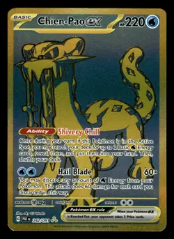Chien-Pao ex 242/091 Hyper Rare Paldean Fates Pokemon Card - Image 1