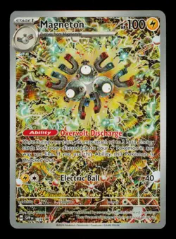 Pokemon Card Magneton 159 SVP Black Star Promo Full Art FA IR NM 2024 - Image 1