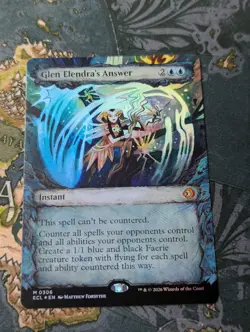 Glen Elendra's Answer Showcase Foil 0306 Lorwyn Eclipsed ECL MTG NM Magic - Image 2