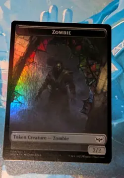 MTG *FOIL* Innistrad:Crimson Vow Token ZOMBIE ** ZOMBIE NM - Image 2